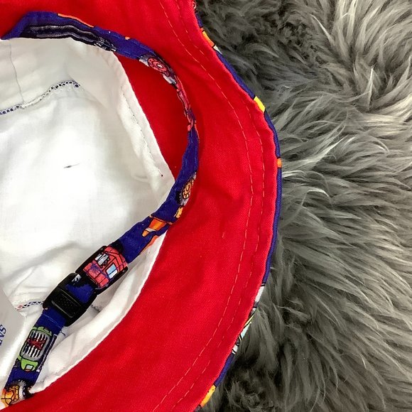 Snug As A Bug Infant's Blue Construction Truck Sun Hat / 3-6 Months - Picture 4 of 4